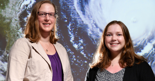 Dr. Andra Garner and intern Mackenzie Weaver 